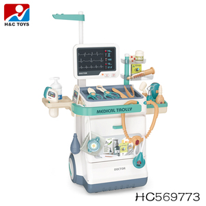 इलेक्ट्रिक मेडिकल ट्रॉली नाटक अस्पताल ईग उपचार तालिका खिलौना बच्चों डॉक्टर खेल - Product Image 6