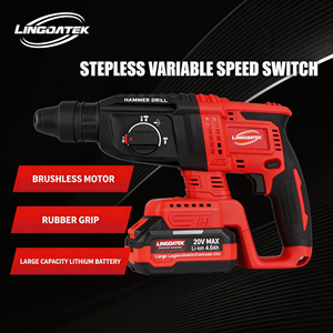 Trapano <span class=keywords><strong>a</strong></span> percussione rotativo <span class=keywords><strong>a</strong></span> <span class=keywords><strong>batteria</strong></span>, set industriale/fai da te con motore brushless, prezzo all'ingrosso LDH03 - Prodotto in Cina - Product Image 3