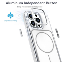 Étui de téléphone robuste magnétique haute résistance pour iPhone 14 Pro, double couche, protection antichoc, protection intégrale du corps
