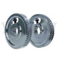 Roda Pengumpan Baja 120*20*30mm untuk Mesin Pertukangan Kayu, Roller Pengumpan Baja untuk Mesin CNC, Mesin Pemotong Empat Sisi