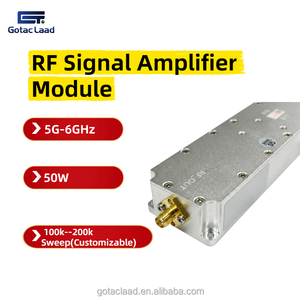 Module amplificateur de <span class=keywords><strong>signal</strong></span> RF 5-6 GHz 50W GaN PA, détecteur RF, blindages RF, amplificateur linéaire, système de protection de sécurité en aluminium - Product Image 1