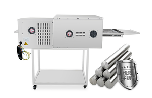 Hornos Comerciales de Gas y Eléctricos Continuos con Cinta Transportadora de Piedra para Hornear, Horno Túnel para <span class=keywords><strong>Pita</strong></span>, Horno de Pizza con Soporte - Product Image 2