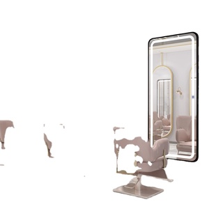 2025 nuevo AY esquina redondeada Rectangular marco de aluminio decorativo espejo anodizado pared MARCO DE Metal negro de gran tamaño - Product Image 4