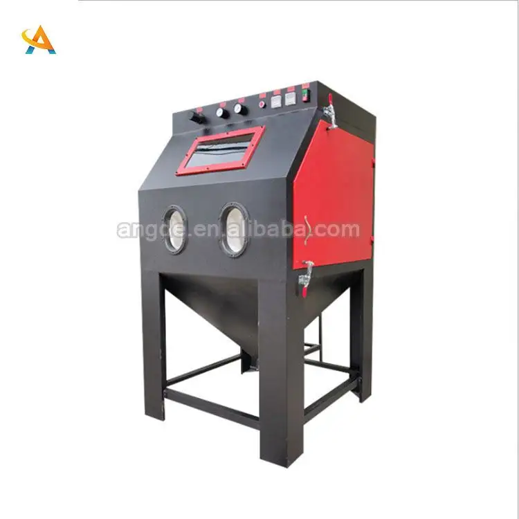 Máquina de chorro de arena de bajo precio del fabricante de China de la mejor calidad/gabinete de chorro húmedo/equipo manual de chorro de arena