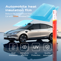 Film nano-céramique solaire pour vitres de voiture, 99% de rejet UV, 80% de rejet IR, anti-rayures, protection UV, film teinté PET auto-adhésif