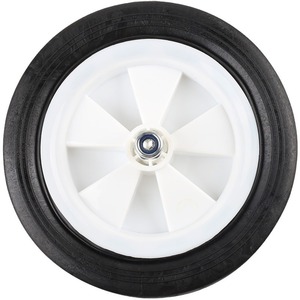 Roue pivotante de 5 et 6 pouces, bande de roulement en caoutchouc ferme, moyeu en plastique résistant à l'usure, sans frein inclus, accessoire pour pompe à air - Product Image 1