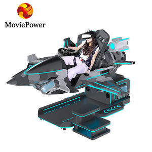 Machine de simulation de vol VR 9D VR 720 degrés Joystick <span class=keywords><strong>Flight</strong></span> <span class=keywords><strong>Simulator</strong></span> VR Jeu de tir pour parc d'attractions - Product Image 1
