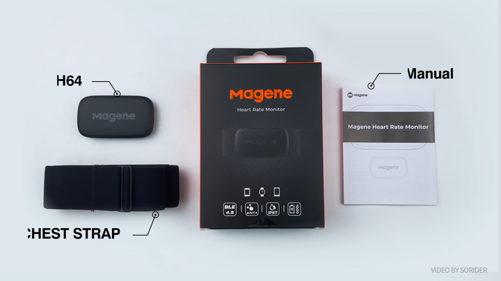 Magene Mover H64 Heart Rate Monitor Chest Strap ANT+ BLE HR