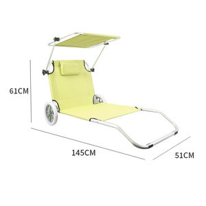 Ghế xếp dã ngoại ngoài trời mới năm <span class=keywords><strong>2026</strong></span>, có bánh xe và mái che nắng, kiểu balo, dùng được ở biển - Product Image 4