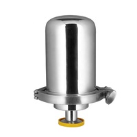 Filtre à air en acier inoxydable 316L de 5 pouces avec cartouche filtrante en PTFE pour la stérilisation des gaz, boîtier de filtre de ventilation, certifié CE
