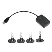 Système de surveillance de la pression des pneus à capteur interne USB TPMS 4 pour le lecteur multimédia Aidndroid Plug and Play Navigation Android TPMS