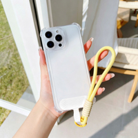 Cordon court universel anti-perte pour téléphone portable avec attache de fixation pour commande en gros