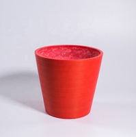 Grand Pot en terre cuite jardinière Cactus Pots de fleurs en plastique Pot Succulent trou de Drainage