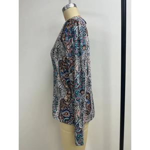 Camicetta da <span class=keywords><strong>Donna</strong></span> a Maniche Lunghe Casual e Comoda, Modello di Tendenza, Vendita Calda - Product Image 5