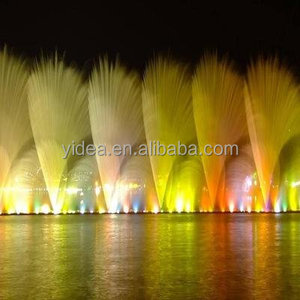 Otel kullanımı paslanmaz çelik çevre dostu grafik dijital su perdesi çeşme interaktif su gösterisi için kontrol sistemi ile eğlenceli - Product Image 6