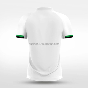 Maillot de football pour homme de qualité supérieure, 100 % polyester, impression par sublimation, séchage rapide, respirant, antibactérien, évacuation de l'humidité, personnalisable OEM - Product Image 6
