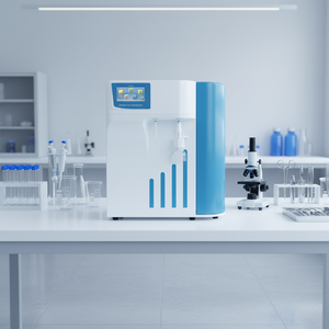 Purificateur d'eau ultra pure de laboratoire avec filtration par osmose inverse et échange d'ions 20l/h Installation et fonctionnement faciles Lab-wp-vf - Product Image 1