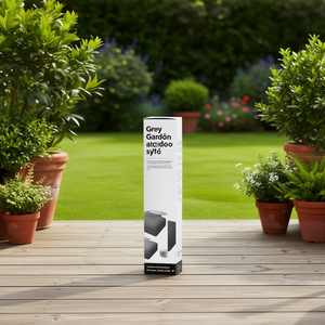 Conjunto de Sofás de Jardín Grises de Aluminio, Muebles de Exterior Minimalistas Resistentes a la Intemperie - Product Image 2