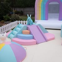 Globalltoy - Tobogán Grande Portátil y Suave para Niños, Piscina de Pelotas Ecológica, Equipo de Juego