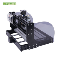 Machine de découpe et de gravure laser à fibre multifonctionnelle à trois axes CNC3018 Pro-M double usage 10W, nouvelle mini machine DIY DXF pour métal, profondeur de gravure