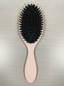 Brosse de soin des cheveux, brosse de massage, brosse courbée pour cheveux secs et humides, brosse à cheveux en nylon et poils de sanglier à coussinets souples, outils de coiffure pour la beauté - Product Image 6