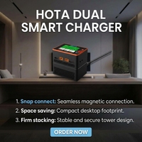 Adaptateur d'alimentation HOTA T330 GaN SiC AC 100-240V vers DC 24V 13.75A 330W XT60 pour chargeur d'équilibrage RC, drone FPV, pièces d'avion