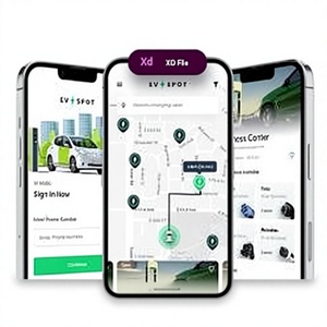 Aplicación Móvil Wise Hustlers para Estaciones de Carga de Vehículos Eléctricos para MAC: Encuentra Cargadores Cerca de Ti, Reserva Horarios, Paga en Línea y Segue tus Sesiones - Product Image 1