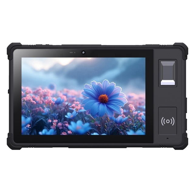 IP67 8inch Display Android 12 Industrial Rugged Tablet with NFC and RJ45 Port Optional Optical Fingerprint for Time Attendance