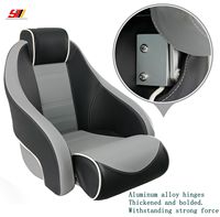 Siège de capitaine marin imperméable, protection solaire, anti-corrosion, durable, en PVC, pour bateau, yacht, bateau rapide, siège de conducteur, chaise de bateau