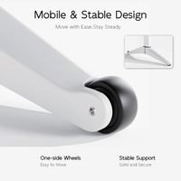 Bureau électrique assis-debout en métal réglable en hauteur avec gestion des câbles et socle mobile pour bureau moderne, livraison DDP porte-à-porte