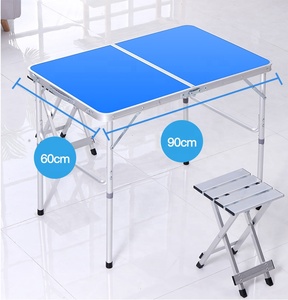 HISPEED Table de Camping Pliante en Aluminium pour Repas en Extérieur, Hauteurs 35cm/70cm, Table de Pique-nique Pliable - Product Image 2