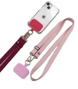 Universal Long Mobile Phone Strap Colorful Fashon Promotion Gift Lanyard Adjustable Phone Crossbody Necklace Strap