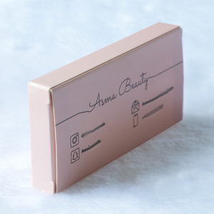 Caja de papel de embalaje de contacto con caja de pestañas CMYK blanca de alta calidad personalizada de fábrica con ventana de Pvc - Product Image 5