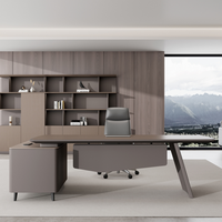 Vente en gros Tiroir de bureau d'ordinateur moderne et contemporain de luxe Mobilier de bureau en bois de luxe