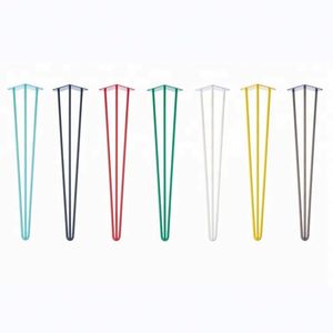 Wekis Home Modern Metal Hairpin <b>Leg</b> for Furniture for Coffee <b>Tables</b> Dining Kitchen Hotel Living Room Home Office Use - Product Image 3