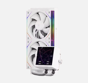 หม้อน้ำระบายความร้อน Thermalright Water Cooler Vision 240 ARGB สีขาวดำ 2000RPM 4PIN พร้อมหน้าจอ 3.95 นิ้ว สำหรับซีพียู 1 ตัว - Product Image 2