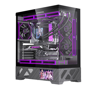 <span class=keywords><strong>Caja</strong></span> de <span class=keywords><strong>PC</strong></span> para Juegos LOVINGCOOL con Pantalla LCD, <span class=keywords><strong>Caja</strong></span> de Juego ATX de <span class=keywords><strong>Torre</strong></span> Completa, Carcasa Micro de Escritorio, Ventilador ARGB Templado, Chasis de Vidrio para Computadora - Product Image 3