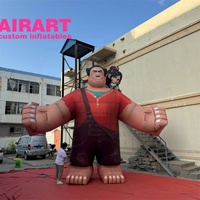 Personnage de dessin animé gonflable personnalisé, mascotte gonflable géante en tissu Oxford pour la décoration d'événements et de défilés