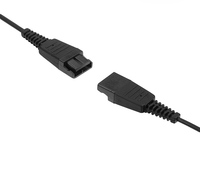 3,5-mm-Single-Audio-Buchse Anschluss des QD-Kabel adapters kompatibel mit Plant ronics Headset oder Jabra