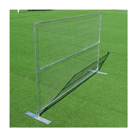 Clôture temporaire de sécurité extérieure pour chantier canadien, barrière de chantier portable, panneaux de clôture temporaire pour chien/événement/piscine
