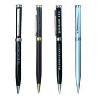 Stylo bille métallique Sofitel personnalisé pour hôtel, encre bleue/noire, pointe 0,7 mm, emballage cadeau