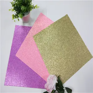 215gsm 220gsm 400gsm Non Shed Glitter Cardstock No Shed 12x12 Glitter Card 350gsm