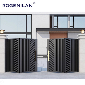Rogenilan Derniers moteurs de <span class=keywords><strong>portail</strong></span> Robustes et lisses Aluminium de haute qualité Pliant automatique Résidentiel Portes d'allée extérieure - Product Image 3