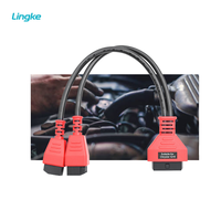 Cable de Diagnóstico Rojo con Lector de Códigos OBDII Chrysler 12+8 con Autorización FCA, 1 Año de Garantía, Conector de 12/8 Pines