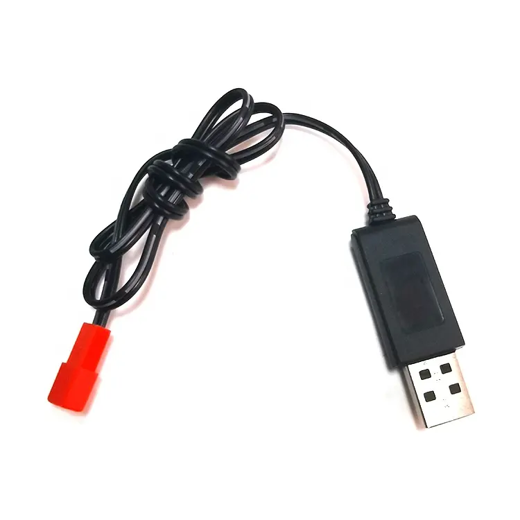 ROHS Level Red JST-Anschluss kabel 3,7 V USB-Kabel Lipo-Batterie packs Hubschrauber FPV-Drohne Elektrisches RC-Spielzeug-Ladekabel