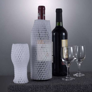 Thickened glass bottle protection net Polyethylene foam net cover Fruit foam packing net