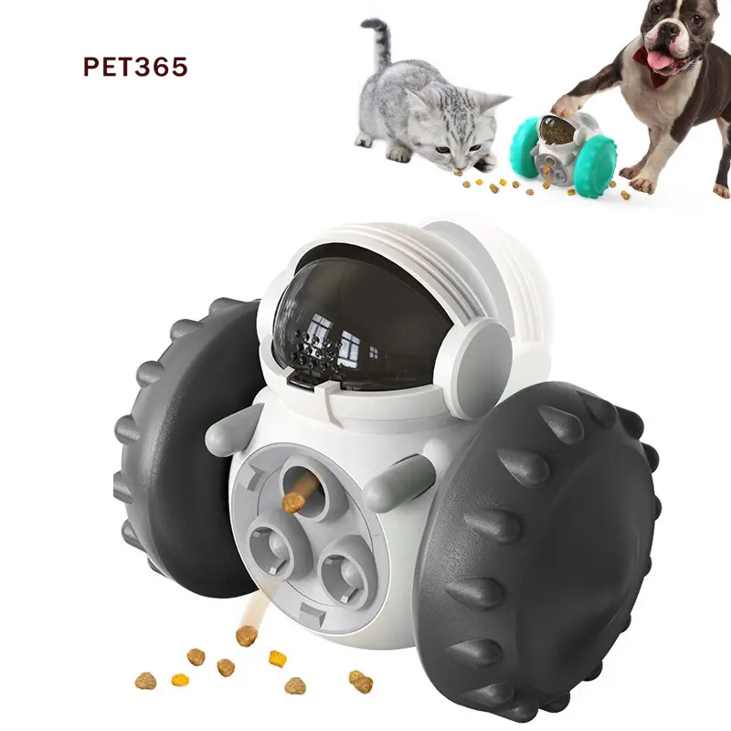 Dispensador de comida inteligente brinquedo interativo para treinamento de QI para cães e gatos, alimentador de quebra-cabeças divertido para cães e gatos, alimentador lento para animais de estimação