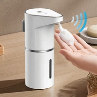 Dispensador de Jabón Recargable de 350 ml, Dispensador de Desinfectante de Manos Automático, Sin Contacto, de Pared, de ABS, en Oferta
