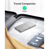 Clavier sans fil pliable avec pavé tactile, interrupteurs à ciseaux, design ultra-fin - Nouveau pour iOS Android pour tablette et téléphone