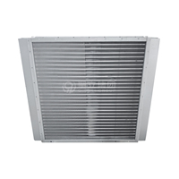Refroidisseur d'air industriel personnalisé, tube en acier, ailettes en aluminium hydrophiles, serpentin de refroidissement à eau, système HVAC commercial, marque QL